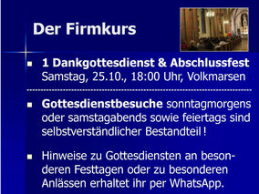 Informationen zur Firmung 2025
